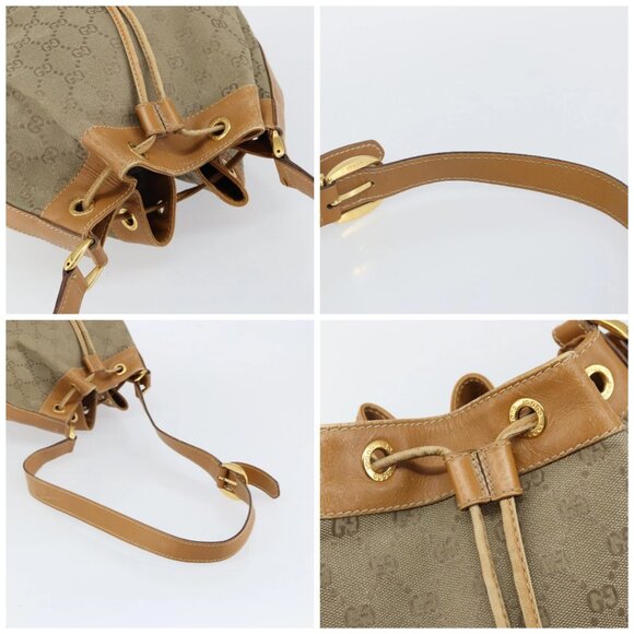 GUCCI GG Canvas Shoulder Bag Beige Gold 001 854 1627 Auth ep10612 - Picture 16 of 16